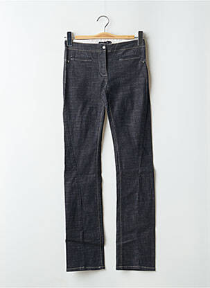 Jeans coupe slim tissage brut taille normale noir TEDDY SMITH femme
