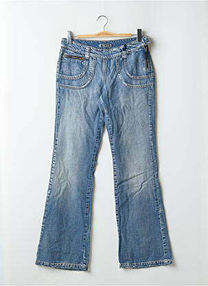 Jean coupe flare taille normale taille normale bleu TEDDY SMITH femme