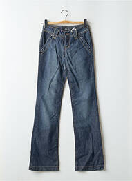 Jeans coupe droite taille normale taille normale bleu TEDDY SMITH femme