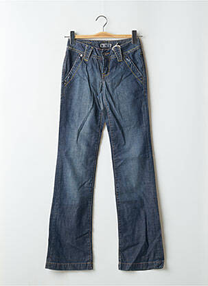 Jeans coupe droite taille normale taille normale bleu TEDDY SMITH femme