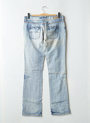 Jeans coupe droite taille normale taille normale bleu TEDDY SMITH femme