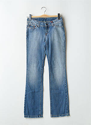 Jeans coupe droite taille normale taille normale bleu TEDDY SMITH femme
