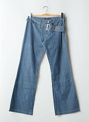 Jeans coupe droite taille normale taille normale bleu TEDDY SMITH femme