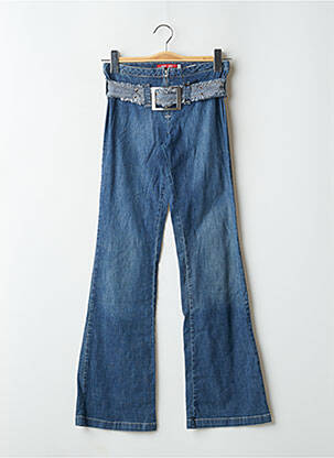 Jean coupe flare taille normale taille normale bleu TEDDY SMITH femme