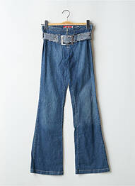 Jean coupe flare taille normale taille normale bleu TEDDY SMITH femme