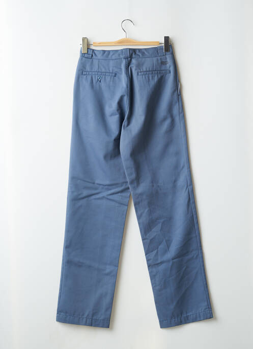 Pantalon chino tissage popeline taille normale bleu TEDDY SMITH homme