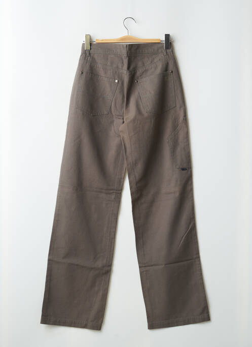 Jeans coupe droite fermeture zippée sous rabat boutonné taille normale vert TEDDY SMITH homme