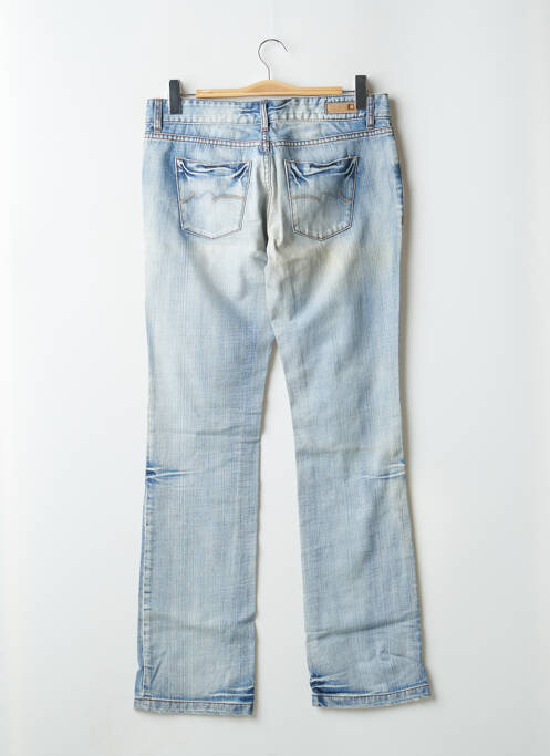 Jeans coupe droite bleu TEDDY SMITH pour femme