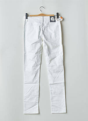 Pantalon slim tissage popeline taille normale blanc CHEAP MONDAY femme