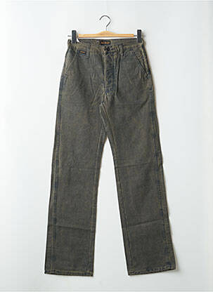 Jeans coupe droite fermeture boutonnée sur le devant taille normale vert 2CKEP homme