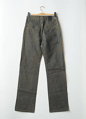 Jeans coupe droite fermeture boutonnée sur le devant taille normale vert 2CKEP homme