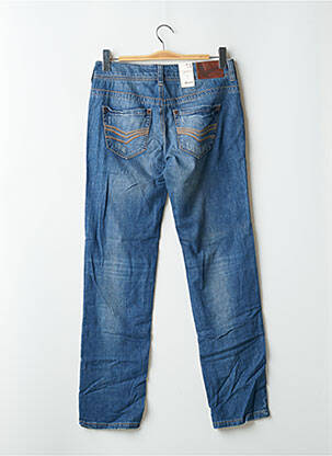Jeans coupe droite effet usé délavé taille basse bleu DE.CORP BY ESPRIT femme