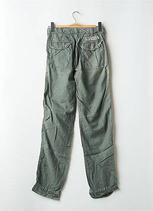 Pantalon droit taille normale taille normale vert DN 67 homme