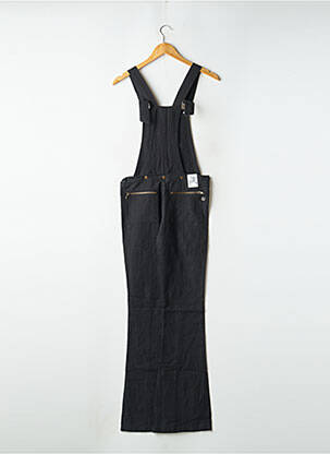 Salopette fermeture boutonnée sur le devant fines bretelles noir REDWOOD femme