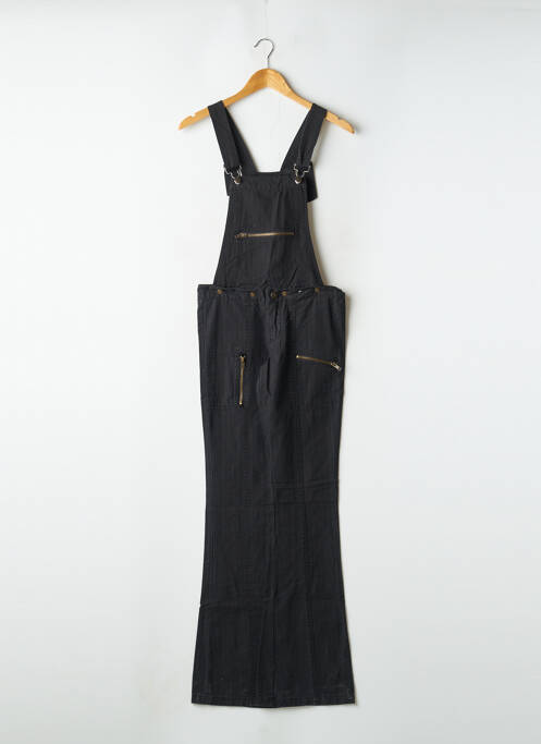 Salopette fermeture boutonnée sur le devant fines bretelles noir REDWOOD femme