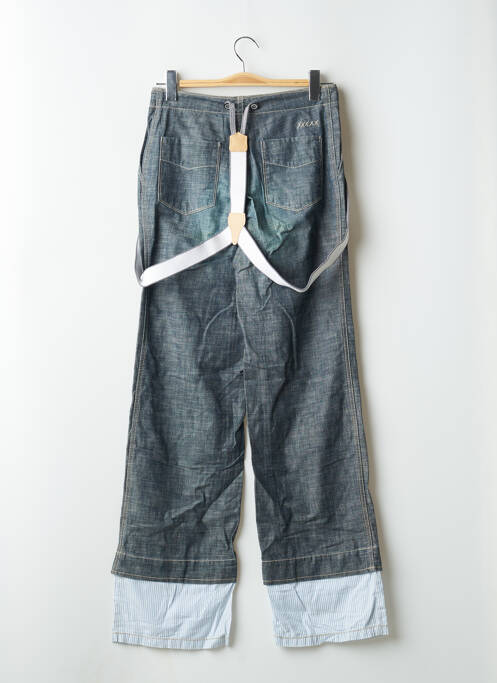 Jeans coupe droite bleu SCHOOL RAG pour femme