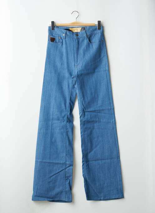 Pantalon flare bleu APRIL 77 pour femme