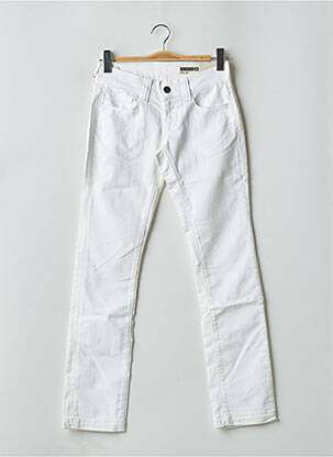 Jeans coupe slim stretch taille normale blanc FORNARINA femme