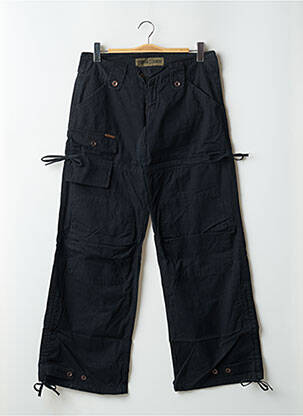 Pantalon cargo coupe droite taille normale noir FREEMAN T.PORTER femme