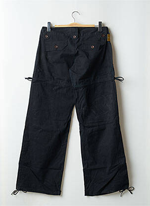 Pantalon cargo coupe droite taille normale noir FREEMAN T.PORTER femme