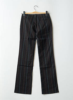 Pantalon chino tissage popeline taille normale noir FREEMAN T.PORTER femme