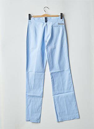 Pantalon chino tissage popeline taille normale bleu FREEMAN T.PORTER femme