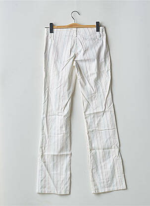 Pantalon chino tissage popeline taille normale blanc FREEMAN T.PORTER femme
