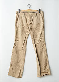 Pantalon chino tissage popeline taille normale beige FREEMAN T.PORTER femme
