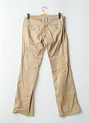 Pantalon chino tissage popeline taille normale beige FREEMAN T.PORTER femme