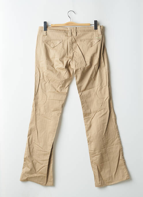 Pantalon chino tissage popeline taille normale beige FREEMAN T.PORTER femme