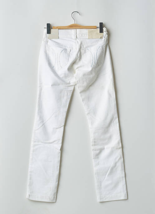 Jeans coupe slim blanc FORNARINA pour femme