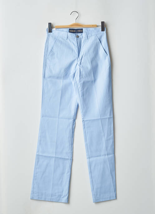 Pantalon chino bleu FREEMAN T.PORTER pour femme