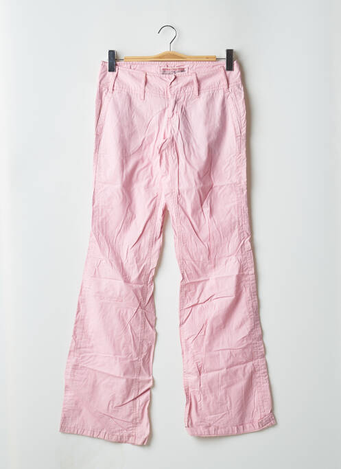 Pantalon droit rose FREEMAN T.PORTER pour femme