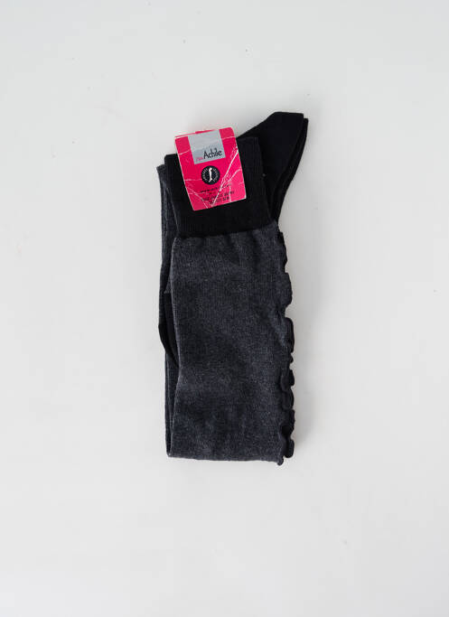 Chaussettes gris MISS ACHILE pour femme