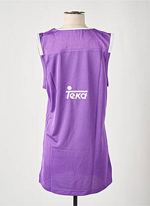 Débardeur coupe droite sans manche violet ADIDAS homme