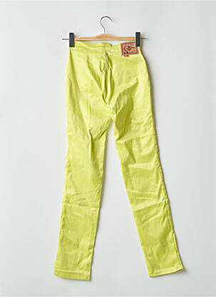 Pantalon slim taille haute taille haute vert CIMARRON femme