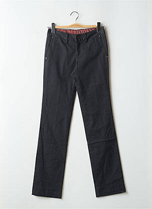 Pantalon chino taille basse taille basse noir LOIS femme