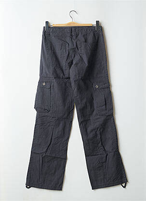 Pantalon cargo coupe droite taille basse gris ONLY femme