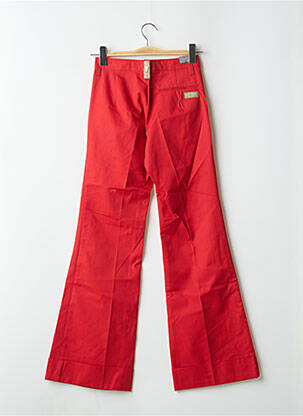 Pantalon flare taille haute taille haute rouge FREEMAN T.PORTER femme