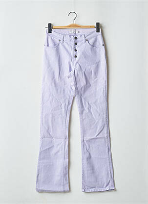 Jeans bootcut taille normale taille normale violet SCHOOL RAG femme