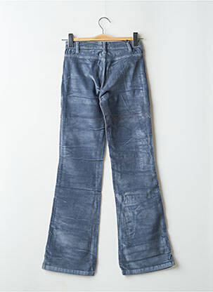 Pantalon flare stretch taille haute bleu TEDDY SMITH femme