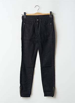 Jeans coupe slim taille basse taille basse noir LORD RICHARDS femme