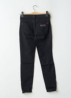 Jeans coupe slim taille basse taille basse noir LORD RICHARDS femme