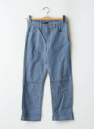 Jeans coupe slim stretch taille haute bleu SCHOOL RAG femme