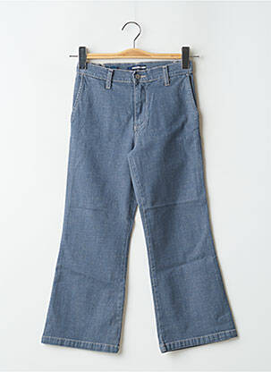 Jeans coupe droite taille haute taille haute bleu SCHOOL RAG femme