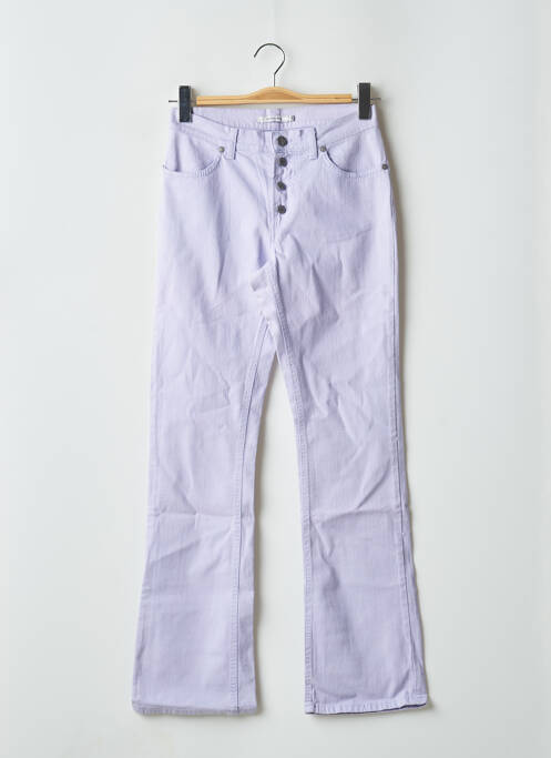 Jeans bootcut violet SCHOOL RAG pour femme