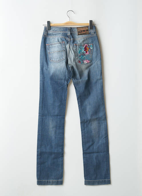 Jeans coupe droite bleu TEDDY SMITH pour femme