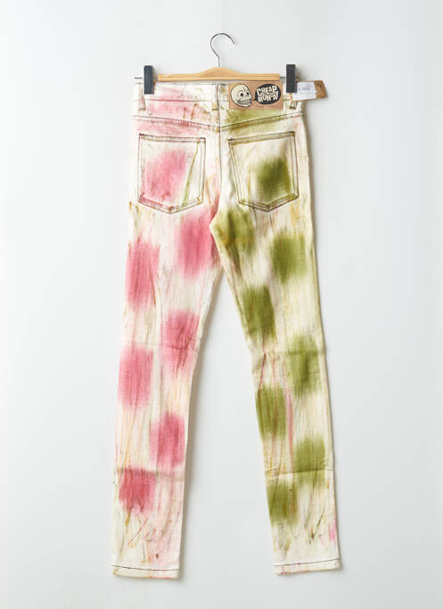 Jeans coupe slim beige CHEAP MONDAY pour femme