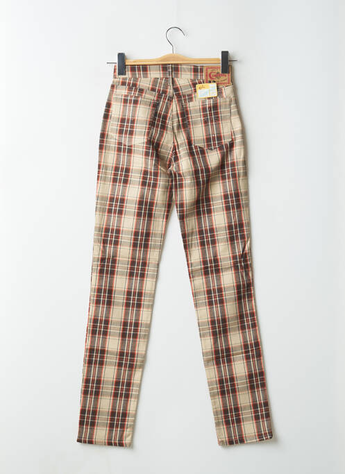 Jeans coupe slim marron CIMARRON pour femme