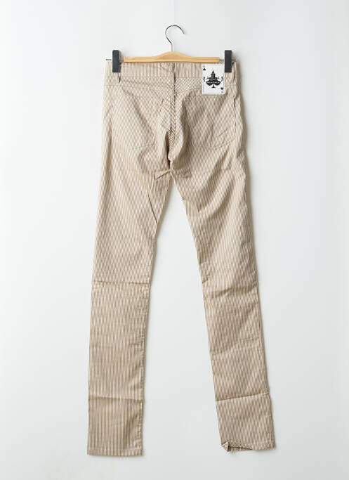 Pantalon slim beige HELLS BELLS pour femme